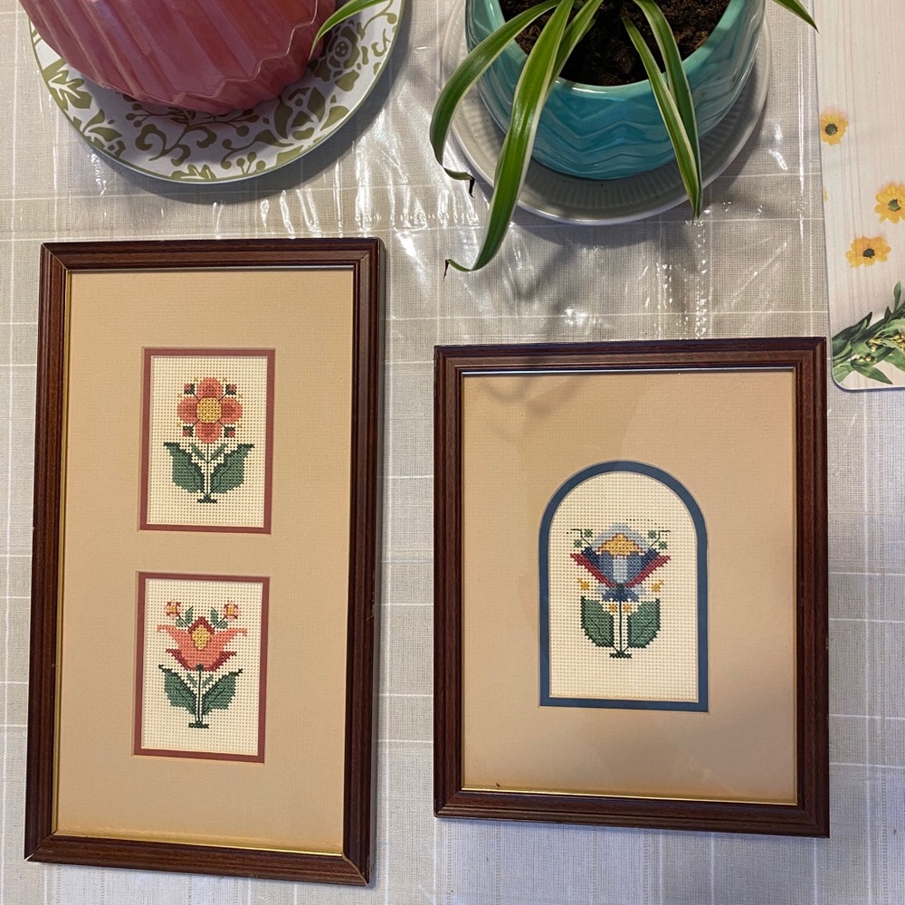 Cross stitch frames
